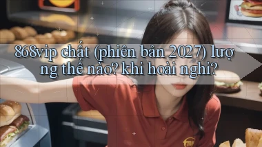 868vip chất (phiên bản 2027) lượng thế nào khi hoài nghi