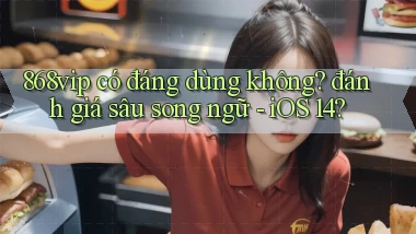 868vip có đáng dùng không đánh giá sâu song ngữ   iOS 14