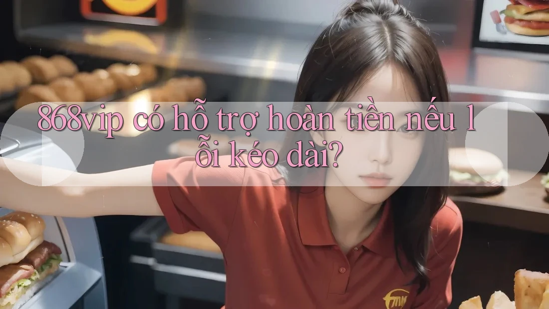 868vip có hỗ trợ hoàn tiền nếu lỗi kéo dài?