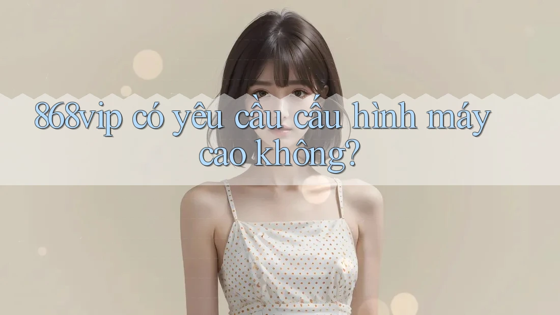 868vip có yêu cầu cấu hình máy cao không? 868vip có yêu cầu cấu hình máy cao không?