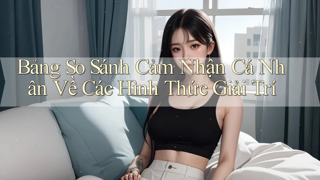 Bảng So Sánh Cảm Nhận Cá Nhân Về Các Hình Thức Giải Trí Bảng So Sánh Cảm Nhận Cá Nhân Về Các Hình Thức Giải Trí