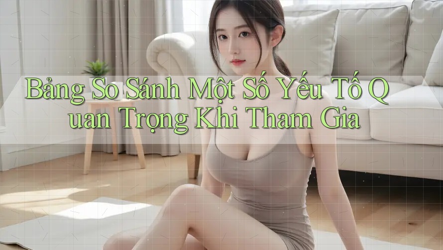 Bảng So Sánh Một Số Yếu Tố Quan Trọng Khi Tham Gia Bảng So Sánh Một Số Yếu Tố Quan Trọng Khi Tham Gia