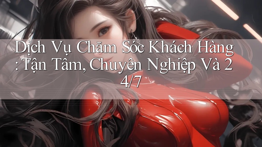Dịch Vụ Chăm Sóc Khách Hàng: Tận Tâm, Chuyên Nghiệp Và 24/7
