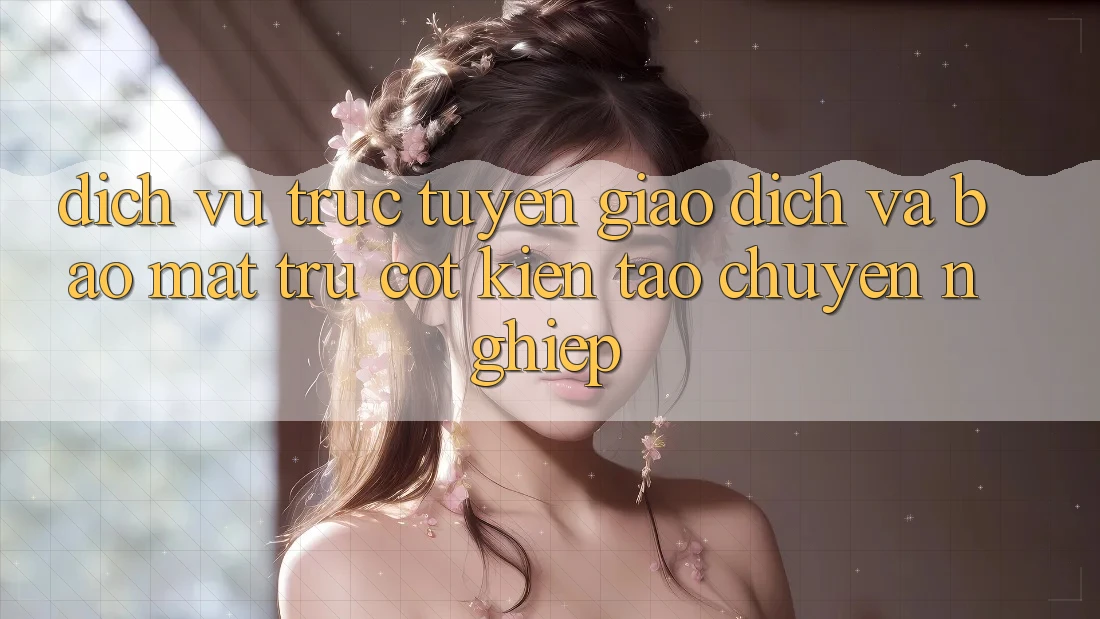 Dịch vụ trực tuyến Giao Dịch Và Bảo Mật: Trụ Cột Kiến tạo Chuyên nghiệp