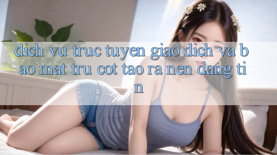 Dịch vụ trực tuyến Giao Dịch Và Bảo Mật: Trụ Cột Tạo ra nên Đáng tin