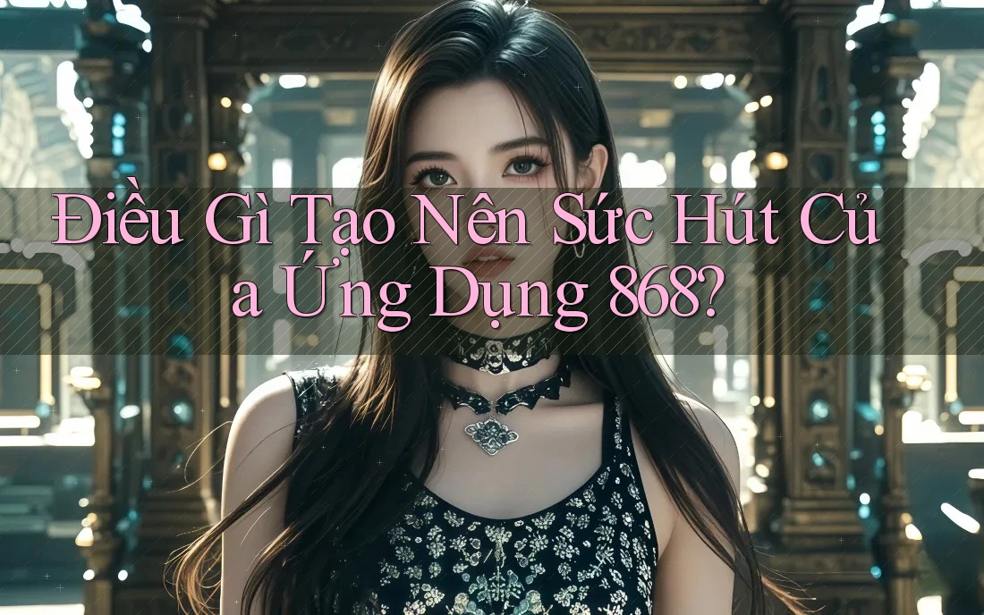 Điều Gì Tạo Nên Sức Hút Của Ứng Dụng 868? Điều Gì Tạo Nên Sức Hút Của Ứng Dụng 868?