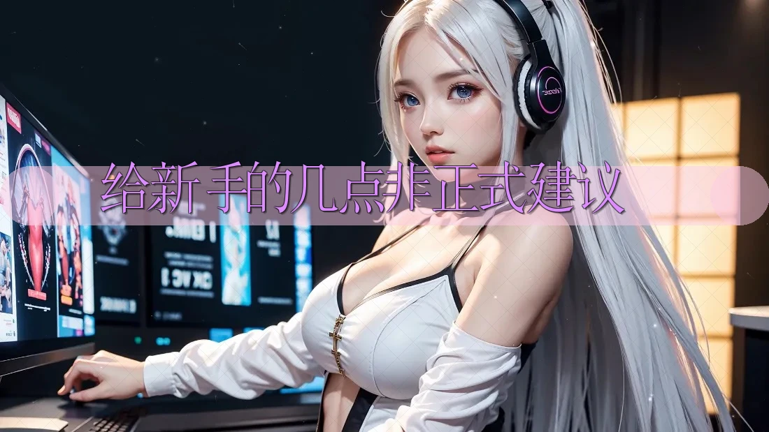 给新手的几点非正式建议