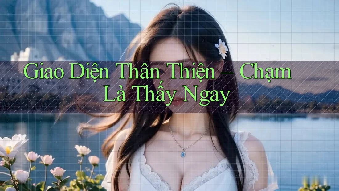 Giao Diện Thân Thiện – Chạm Là Thấy Ngay Giao Diện Thân Thiện – Chạm Là Thấy Ngay