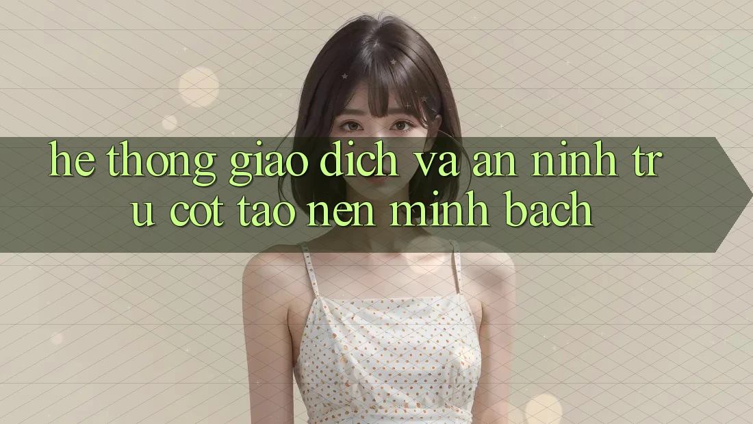 Hệ Thống Giao Dịch Và An ninh: Trụ Cột Tạo nên Minh bạch