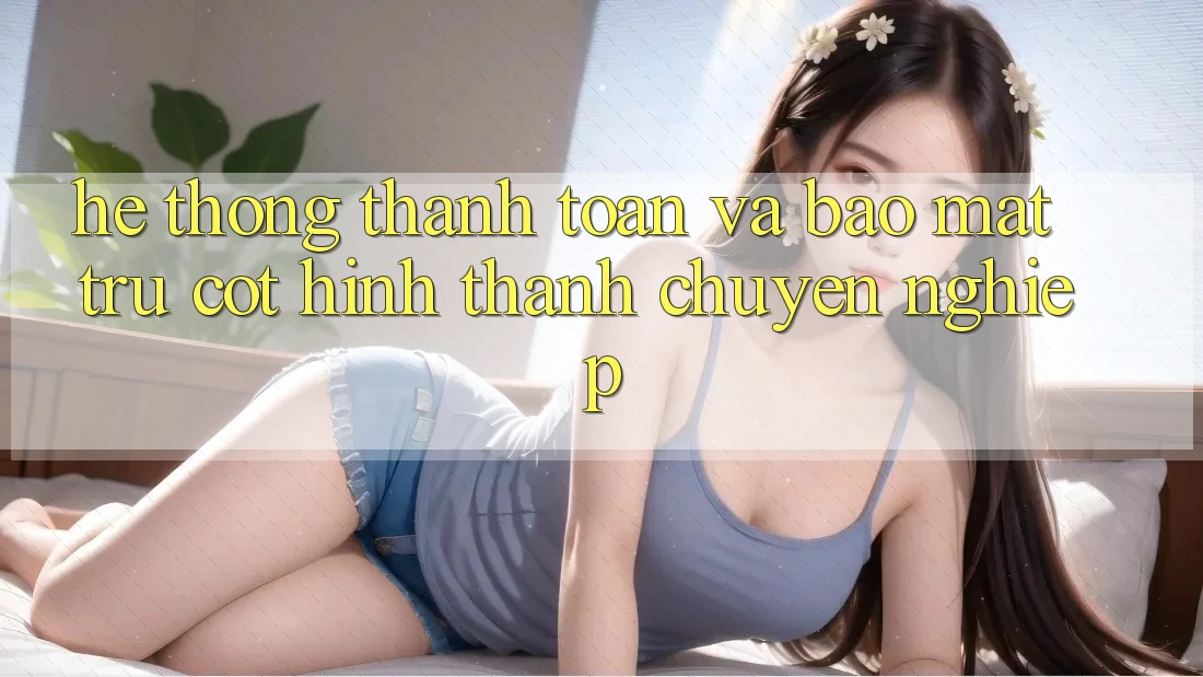 Hệ Thống Thanh toán Và Bảo Mật: Trụ Cột Hình thành Chuyên nghiệp Hệ Thống Thanh toán Và Bảo Mật: Trụ Cột Hình thành Chuyên nghiệp
