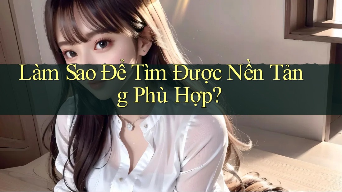 Làm Sao Để Tìm Được Nền Tảng Phù Hợp?