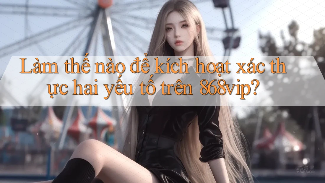 Làm thế nào để kích hoạt xác thực hai yếu tố trên 868vip?