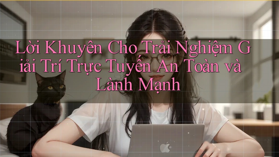 Lời Khuyên Cho Trải Nghiệm Giải Trí Trực Tuyến An Toàn và Lành Mạnh