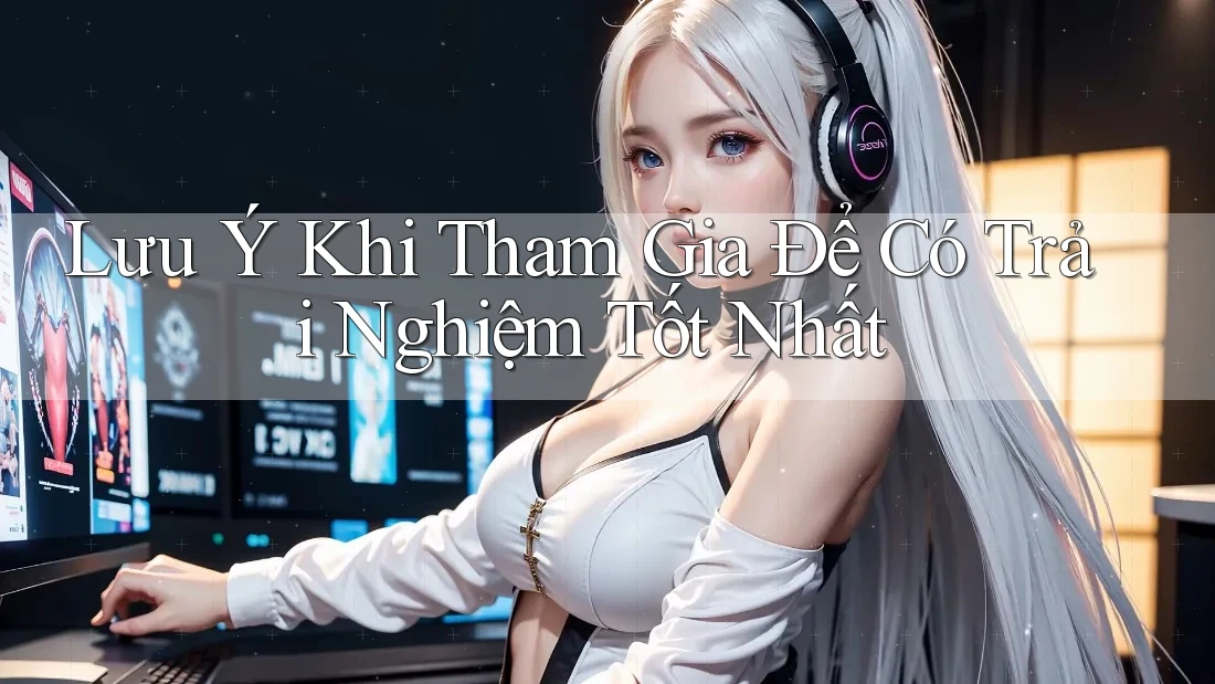 Lưu Ý Khi Tham Gia Để Có Trải Nghiệm Tốt Nhất
