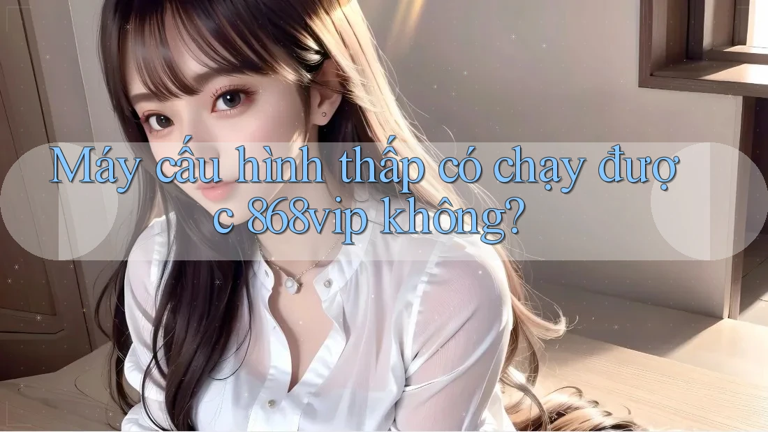 Máy cấu hình thấp có chạy được 868vip không? Máy cấu hình thấp có chạy được 868vip không?