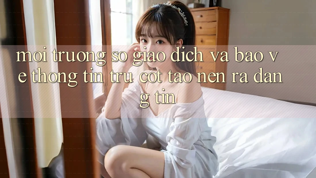Môi trường số Giao Dịch Và Bảo vệ thông tin: Trụ Cột Tạo nên ra Đáng tin