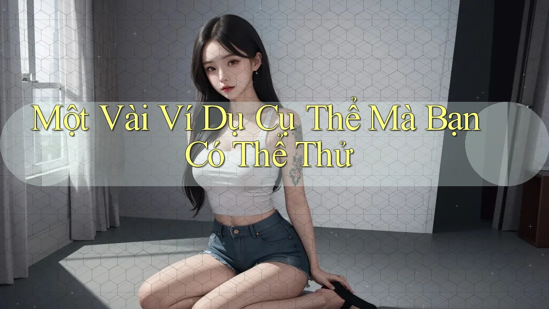 Một Vài Ví Dụ Cụ Thể Mà Bạn Có Thể Thử