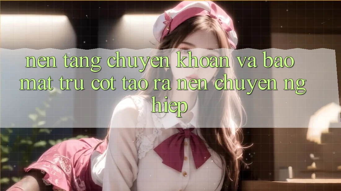 Nền tảng Chuyển khoản Và Bảo Mật: Trụ Cột Tạo ra Nên Chuyên nghiệp
