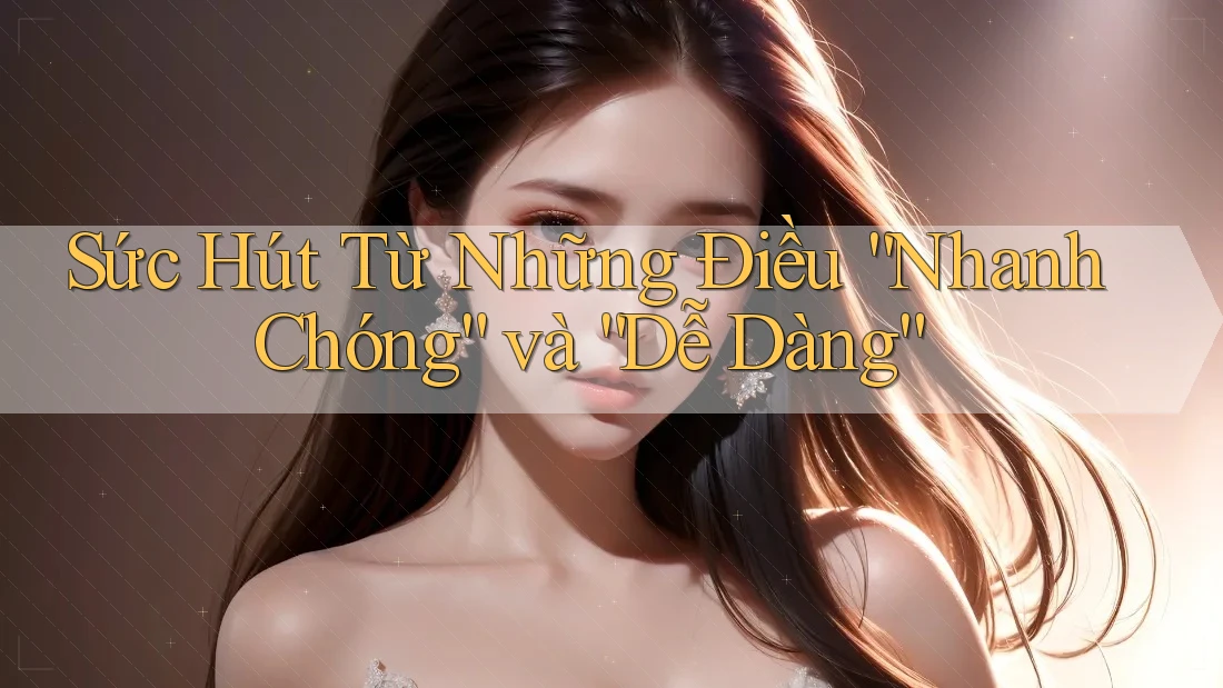 Sức Hút Từ Những Điều “Nhanh Chóng” và “Dễ Dàng” Sức Hút Từ Những Điều “Nhanh Chóng” và “Dễ Dàng”