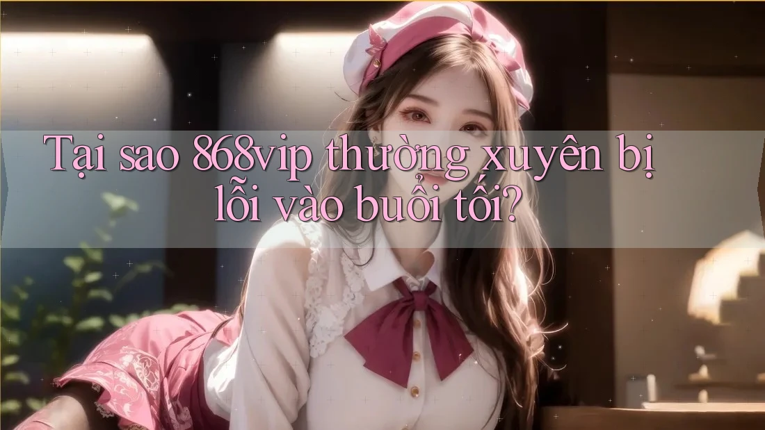 Tại sao 868vip thường xuyên bị lỗi vào buổi tối?