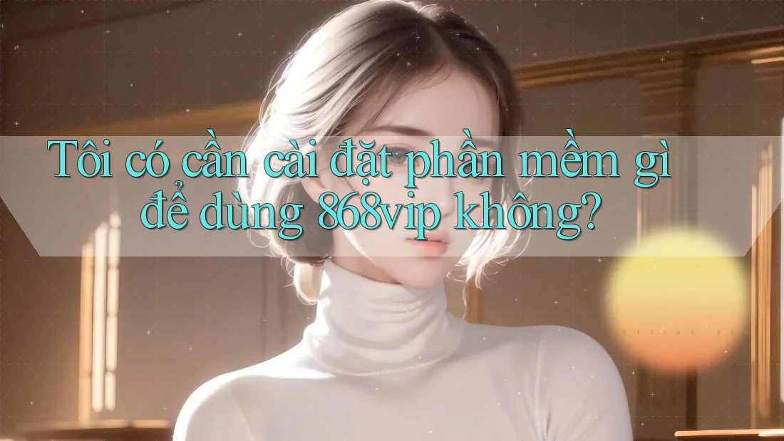 Tôi có cần cài đặt phần mềm gì để dùng 868vip không?