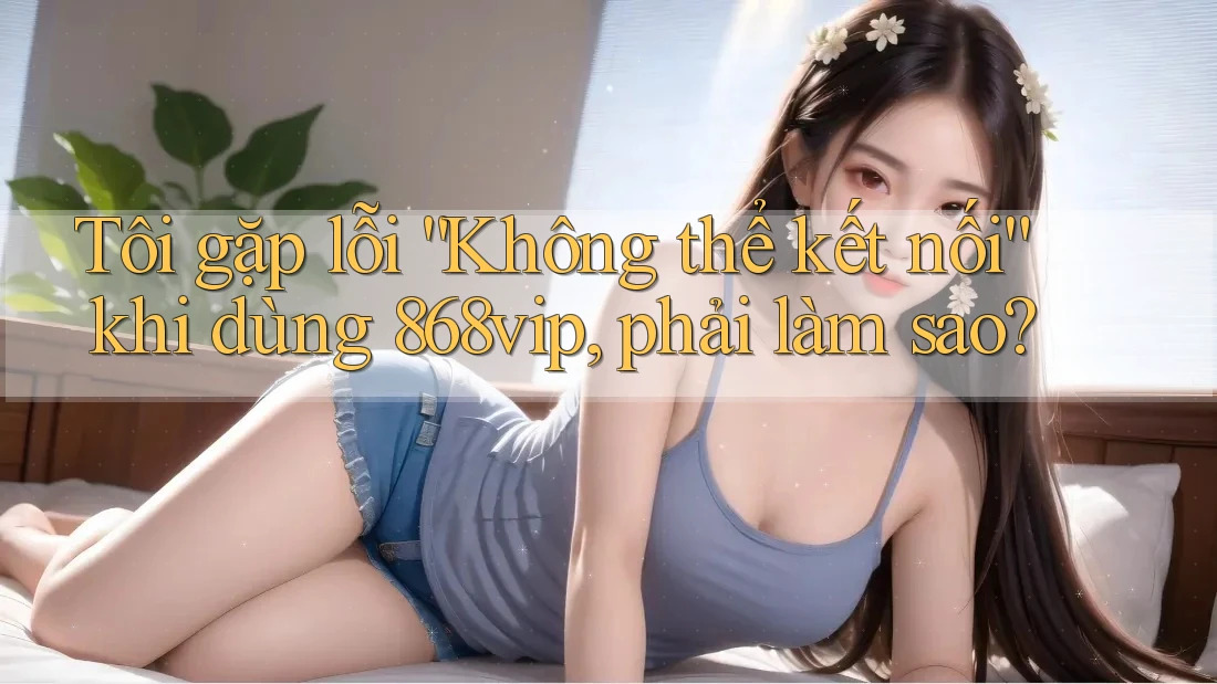 Tôi gặp lỗi “Không thể kết nối” khi dùng 868vip, phải làm sao? Tôi gặp lỗi “Không thể kết nối” khi dùng 868vip, phải làm sao?