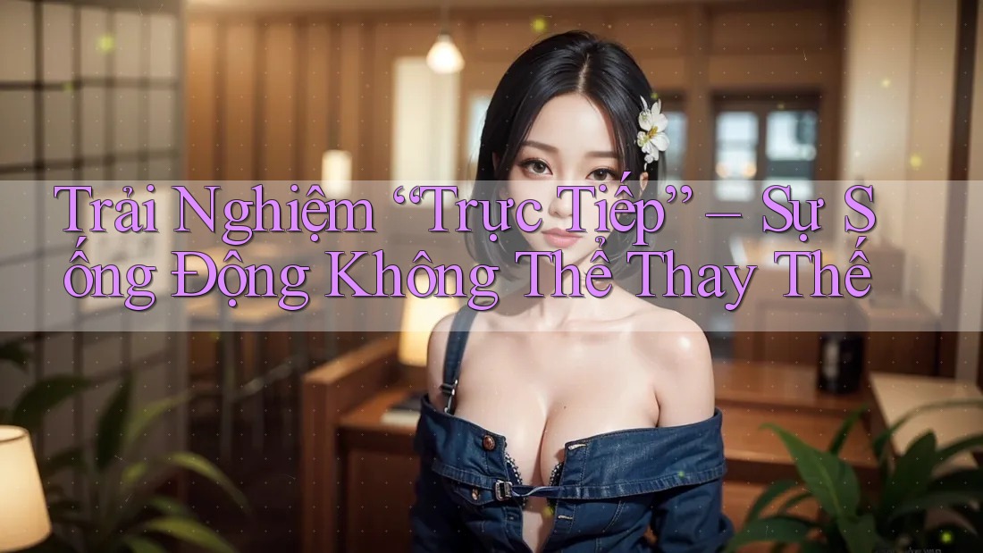 Trải Nghiệm “Trực Tiếp” – Sự Sống Động Không Thể Thay Thế