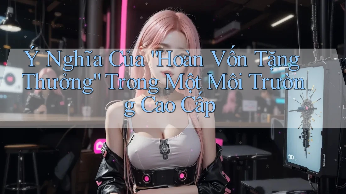 Ý Nghĩa Của “Hoàn Vốn Tặng Thưởng” Trong Một Môi Trường Cao Cấp Ý Nghĩa Của “Hoàn Vốn Tặng Thưởng” Trong Một Môi Trường Cao Cấp